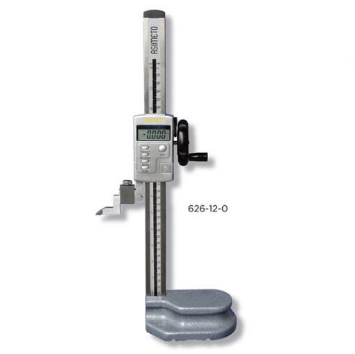 Medidor de columna digital con rueda manual