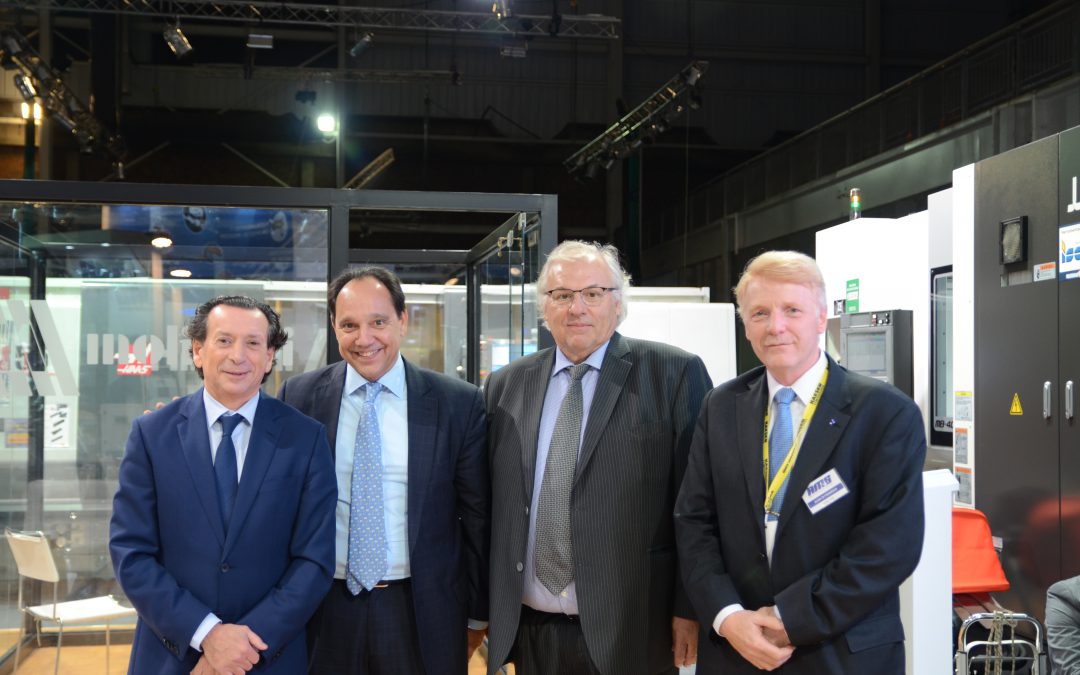 Dante Sica estuvo en el stand de AMS en FIMAQH