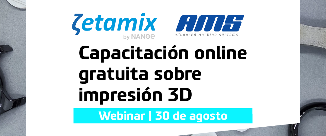 Webinar gratuito: Impresión 3D en cerámica y metal